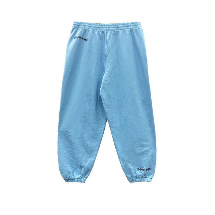 Chrome Hearts Maimi Exclusive Blue Dagger Logo Sweatpants - SHENGLI ROAD MARKET