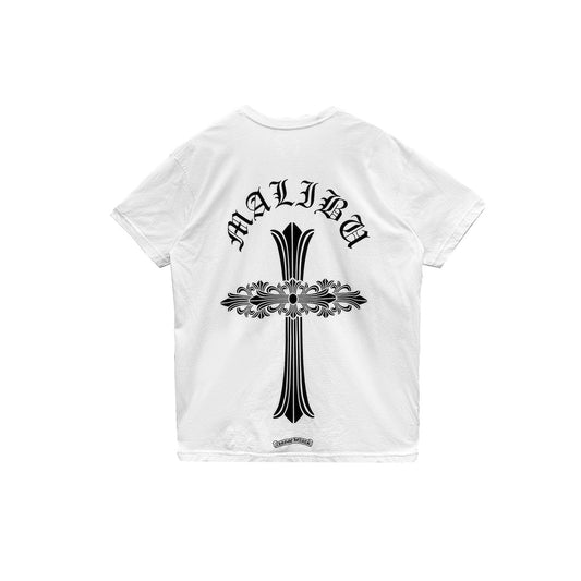 Chrome Hearts Malibu Exclusive Back Cross Short Sleeves Tee - SHENGLI ROAD MARKET