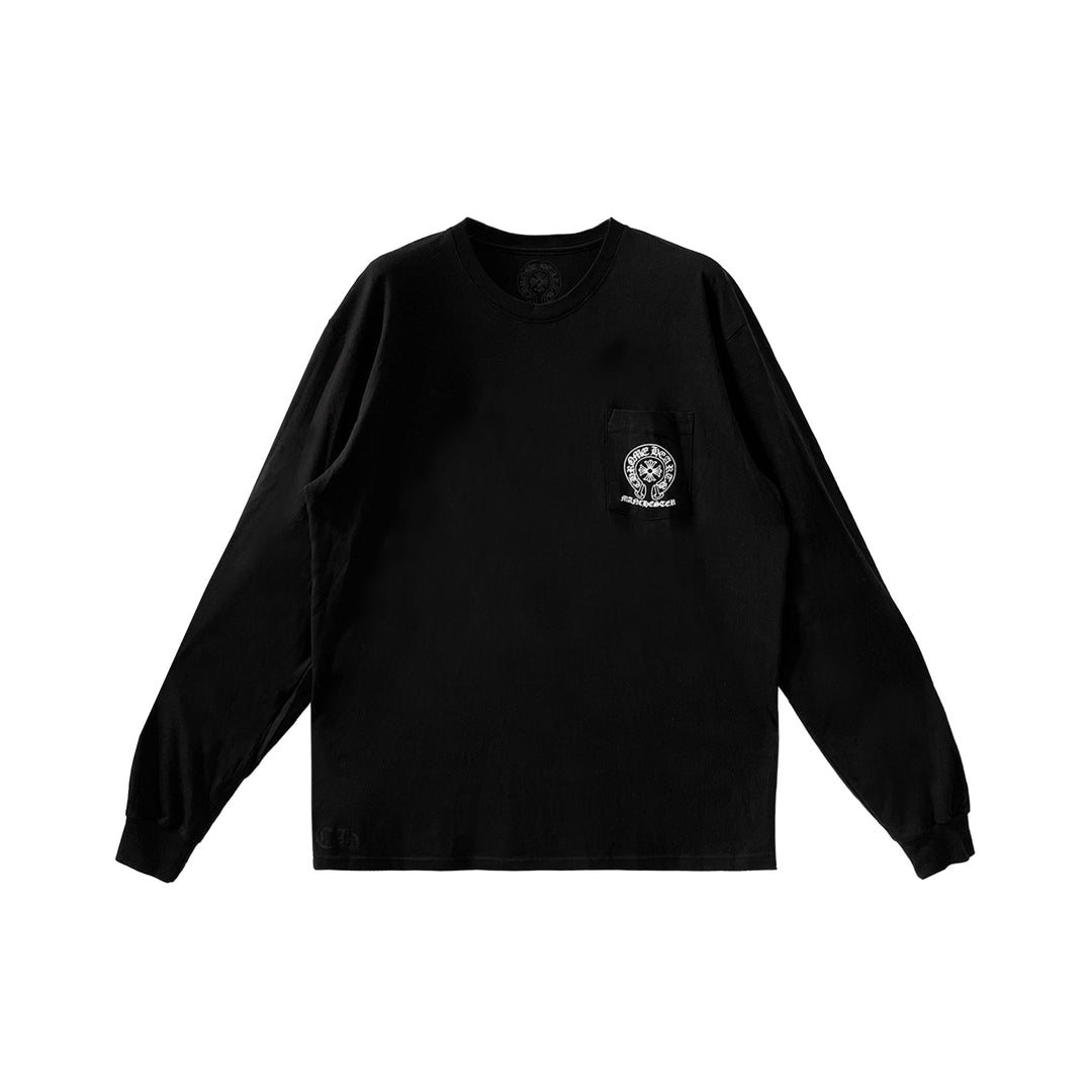 Chrome Hearts Manchester Exclusive Horseshoe Long Sleeve T-Shirt Tee - SHENGLI ROAD MARKET