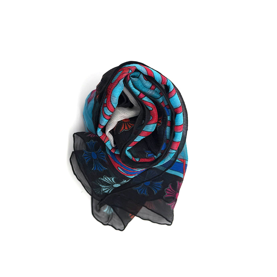 Chrome Hearts Mapplethorpe Silk Scarf - SHENGLI ROAD MARKET