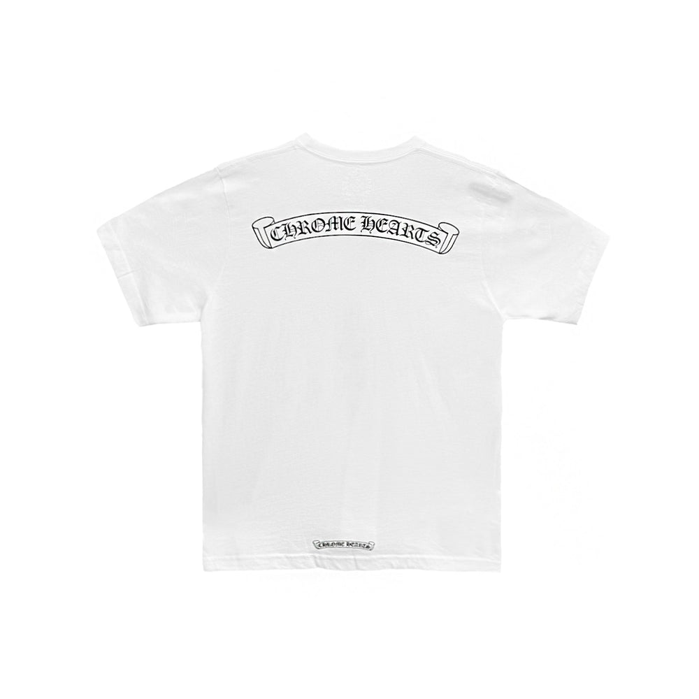 Chrome Hearts Marina Abramovic Graphic Print White Short Sleeve Tee - SHENGLI ROAD MARKET