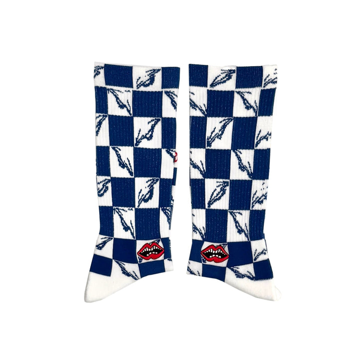 Chrome Hearts Matty Boy 99 Eyes Checkerboard Socks - SHENGLI ROAD MARKET