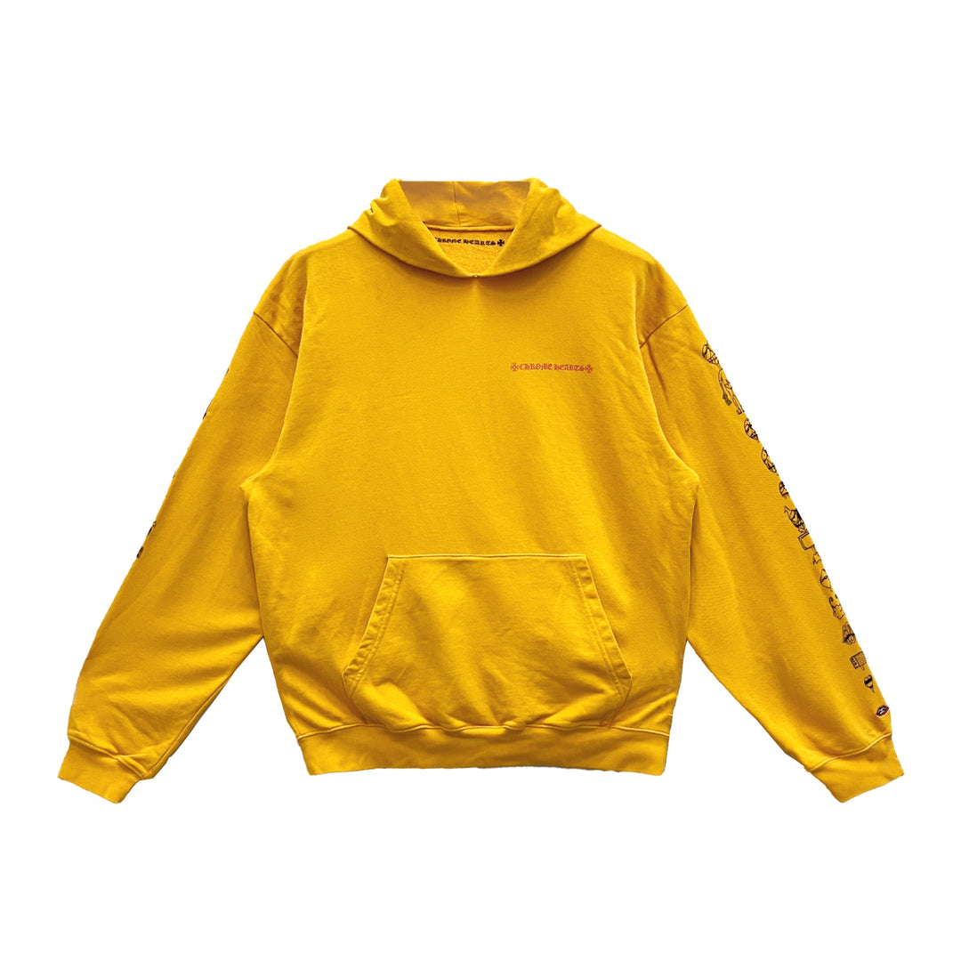 Chrome Hearts Matty Boy Back Horseshoe Graffiti Hoodie - SHENGLI ROAD MARKET