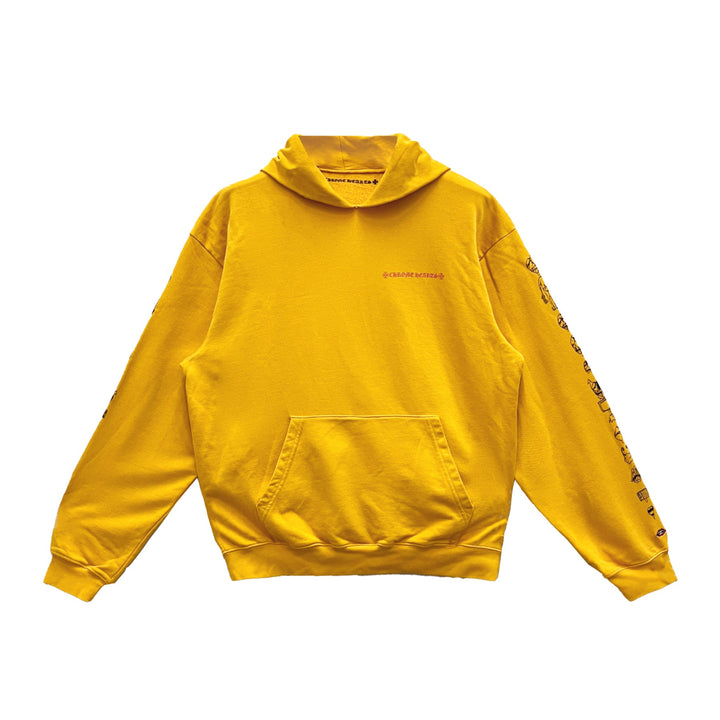 Chrome Hearts Matty Boy Back Horseshoe Graffiti Hoodie - SHENGLI ROAD MARKET