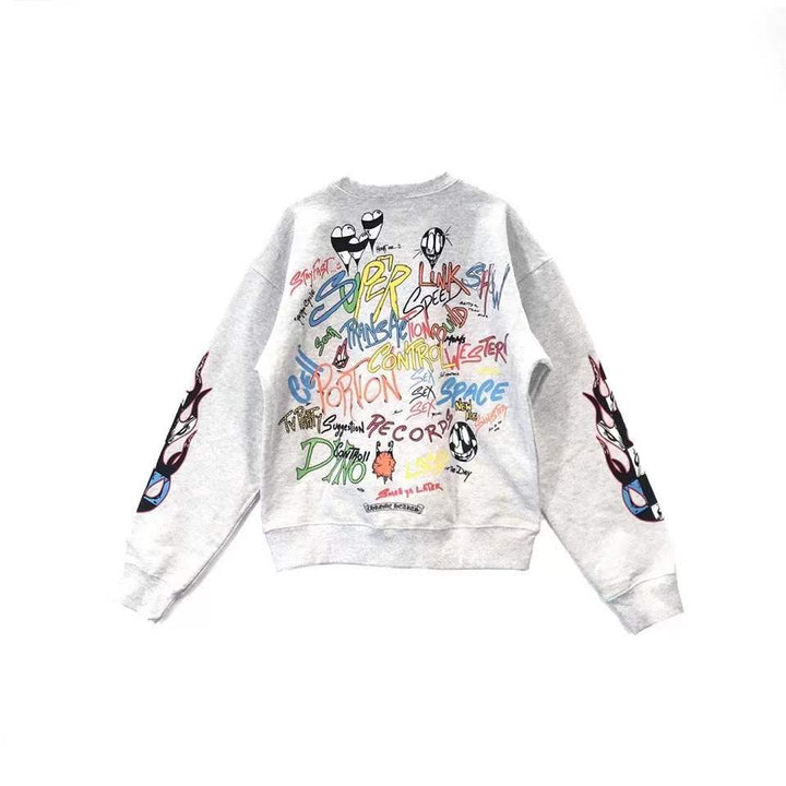Chrome Hearts Matty Boy Brain Crewneck Sweatshirt - SHENGLI ROAD MARKET