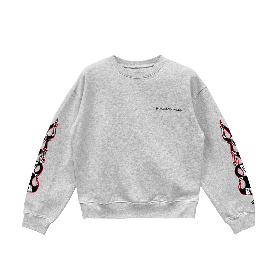 Chrome Hearts Matty Boy Brain Crewneck Sweatshirt - SHENGLI ROAD MARKET