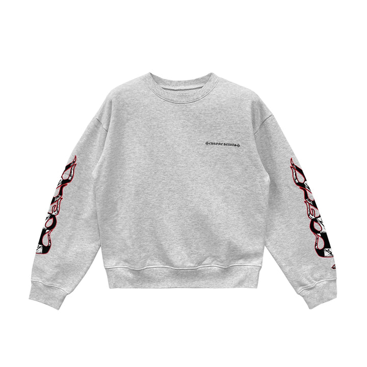 Chrome Hearts Matty Boy Brain Crewneck Sweatshirt - SHENGLI ROAD MARKET