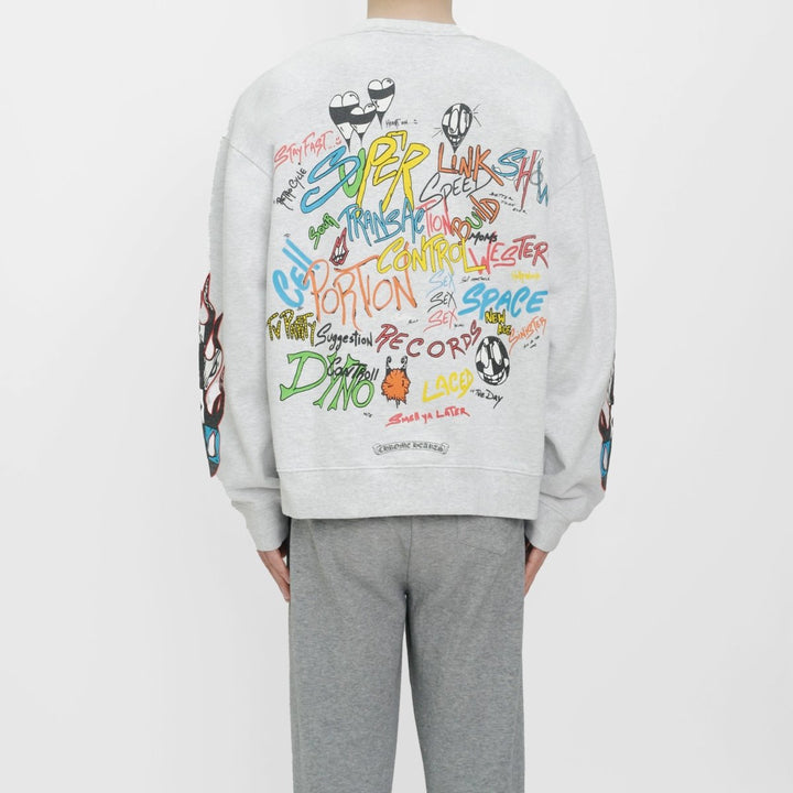 Chrome Hearts Matty Boy Brain Crewneck Sweatshirt - SHENGLI ROAD MARKET