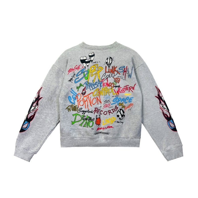 Chrome Hearts Matty Boy Brain Crewneck Sweatshirt - SHENGLI ROAD MARKET