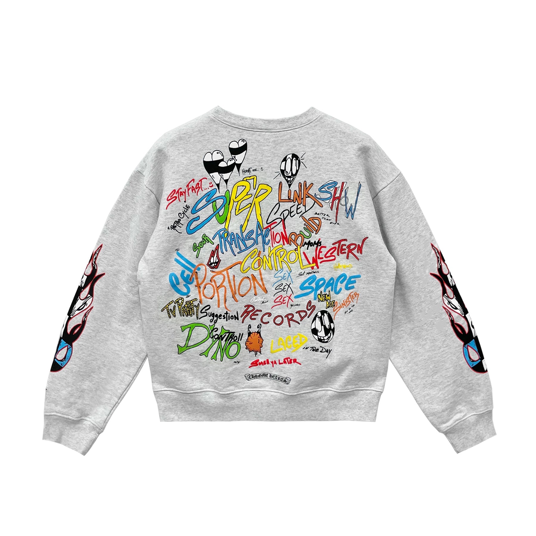 Chrome Hearts matty boy トレーナー Chrome Hearts Matty Boy Brain Crewneck Sweatshirt - SRM – SHENGLI