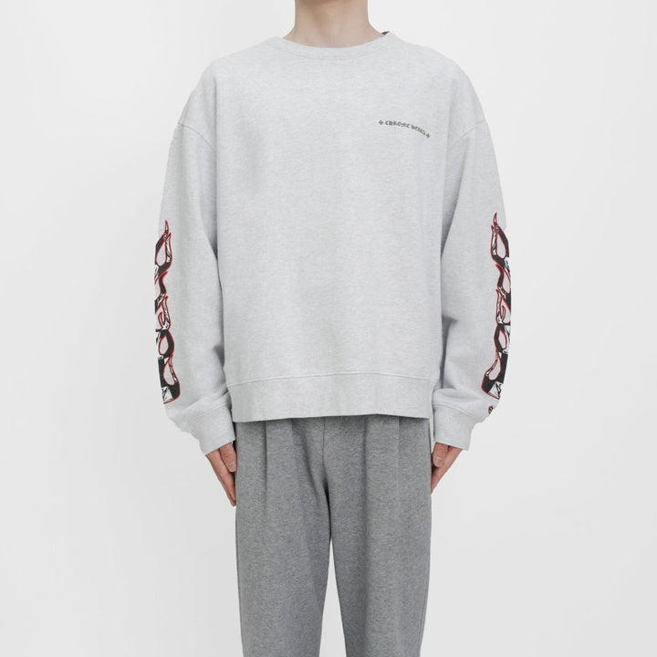 Chrome Hearts Matty Boy Brain Crewneck Sweatshirt - SHENGLI ROAD MARKET