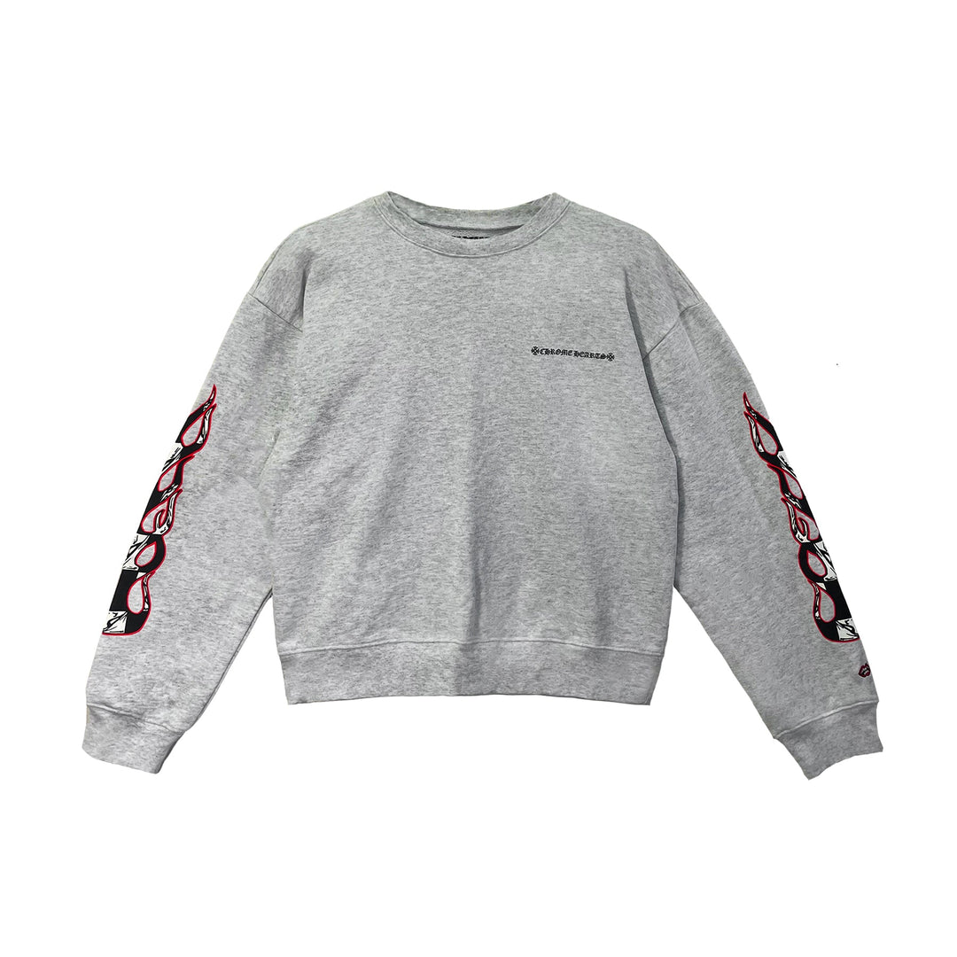 Chrome Hearts Matty Boy Brain Crewneck Sweatshirt - SHENGLI ROAD MARKET