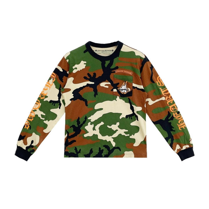 Chrome Hearts Matty Boy Camouflage Long Sleeve T-Shirt Tee - SHENGLI ROAD MARKET