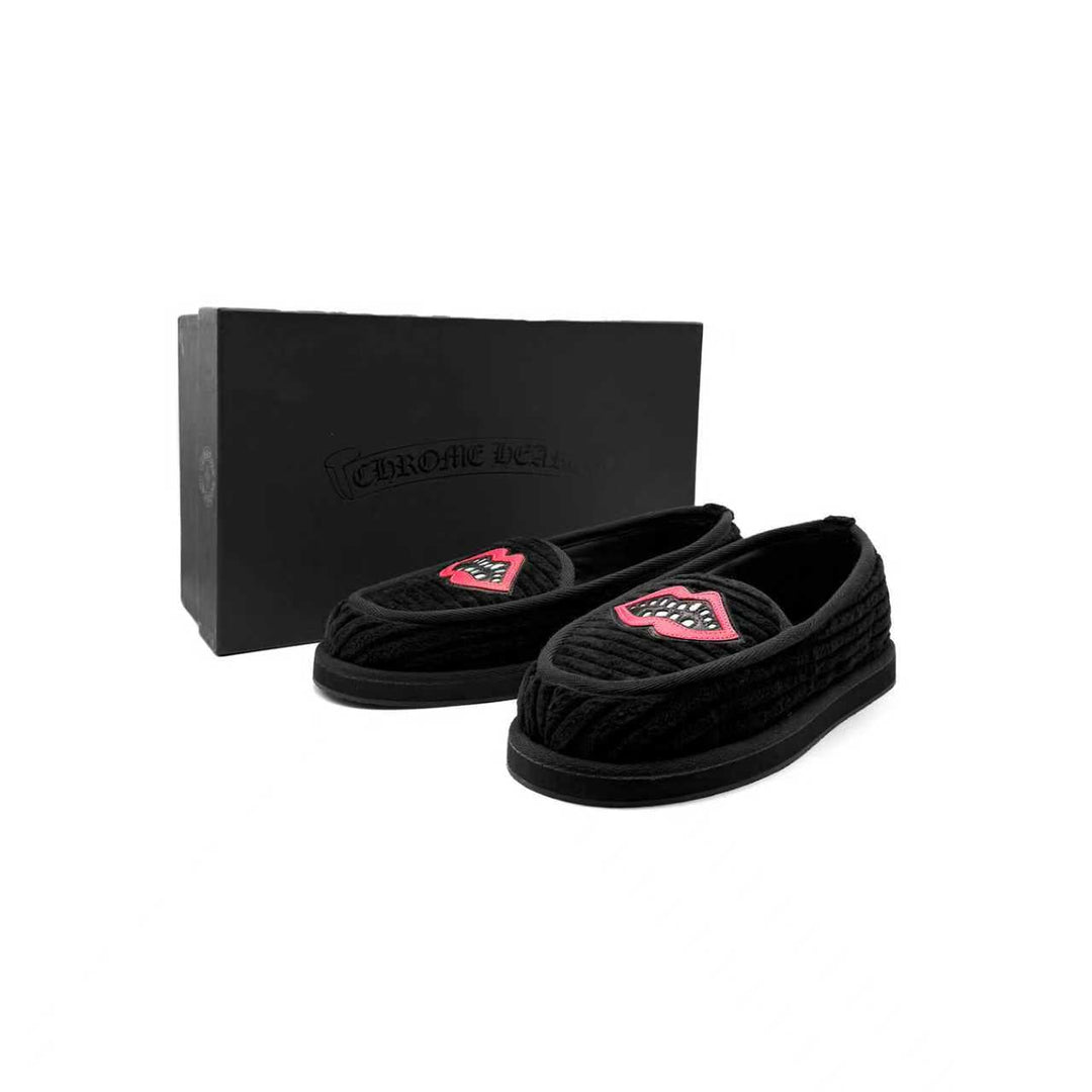 Chrome Hearts Matty Boy Chomper Patch Heavy Cord Loafers - SHENGLI ROAD MARKET