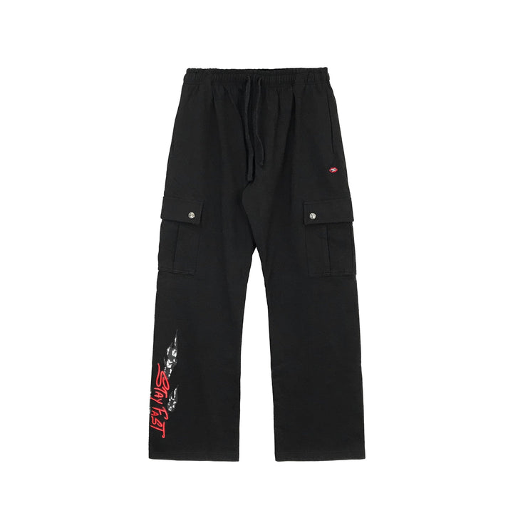 Chrome Hearts Matty Boy Flame Doodle Comic Loose Pants - SHENGLI ROAD MARKET