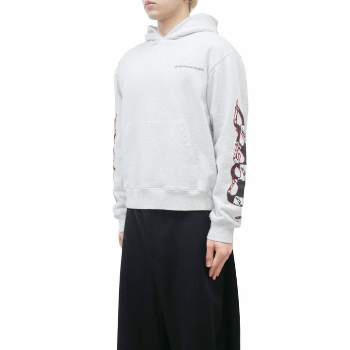 Chrome Hearts Matty Boy Flame Floral Sleeves Hoodie - SHENGLI ROAD MARKET