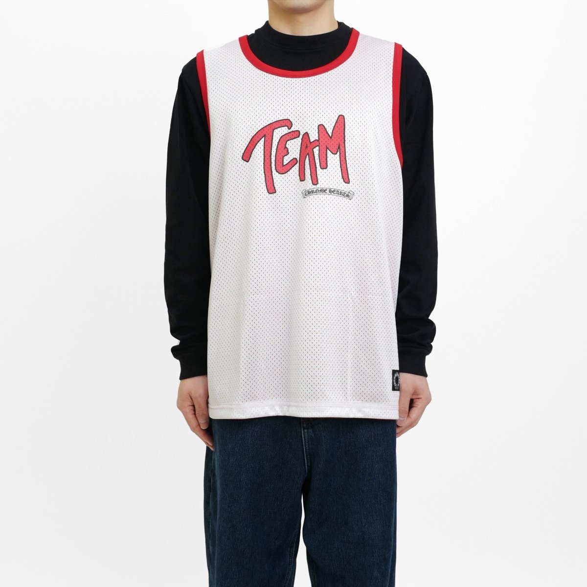 Chrome Hearts MATTY BOY MESH STADIUM JERSEY ロンT Chrome Hearts Matty Boy 'FORM' Team Mesh Stadium Long Sleeve
