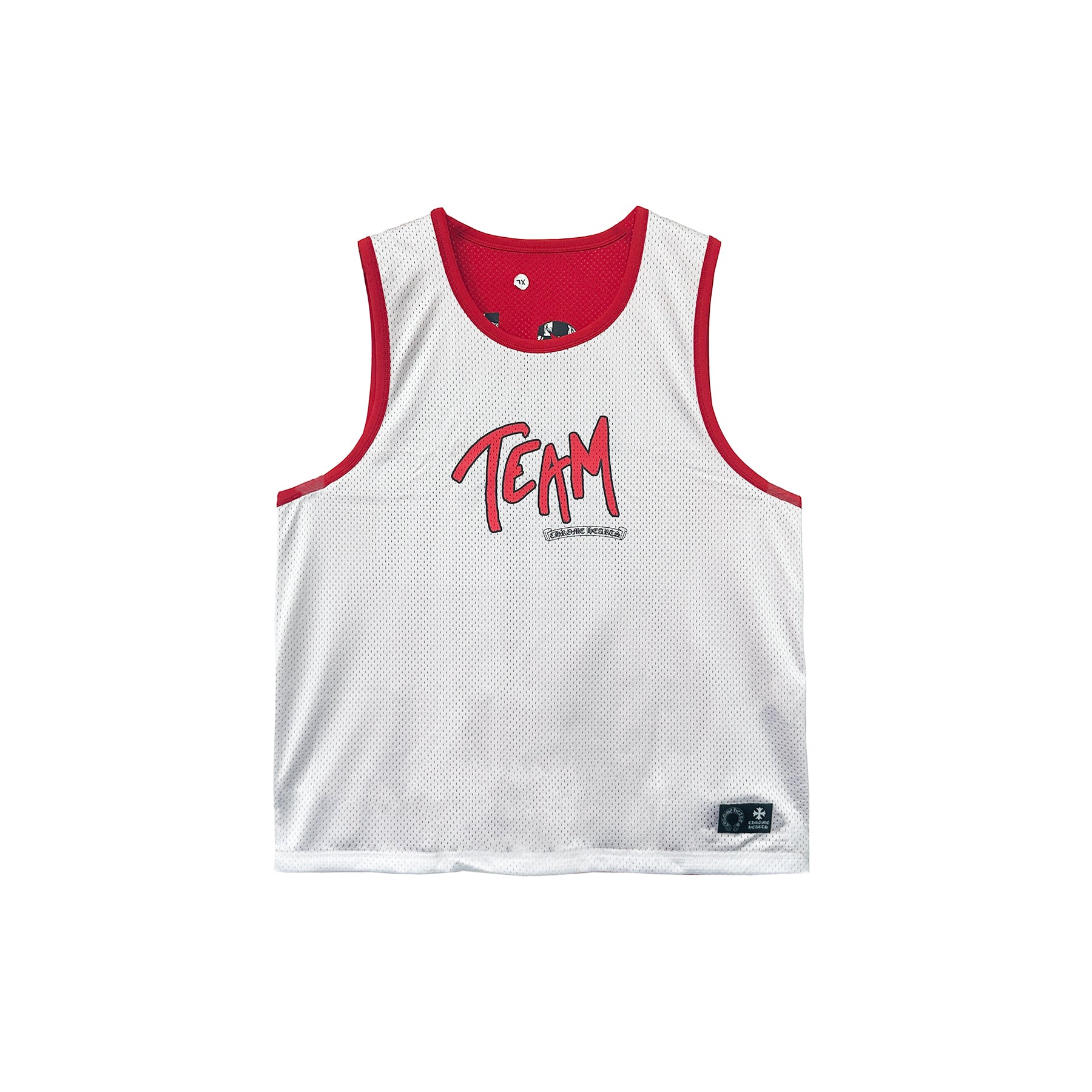 Chrome Hearts Matty Boy Mesh Reversible jersey Red Tank Top - SRM