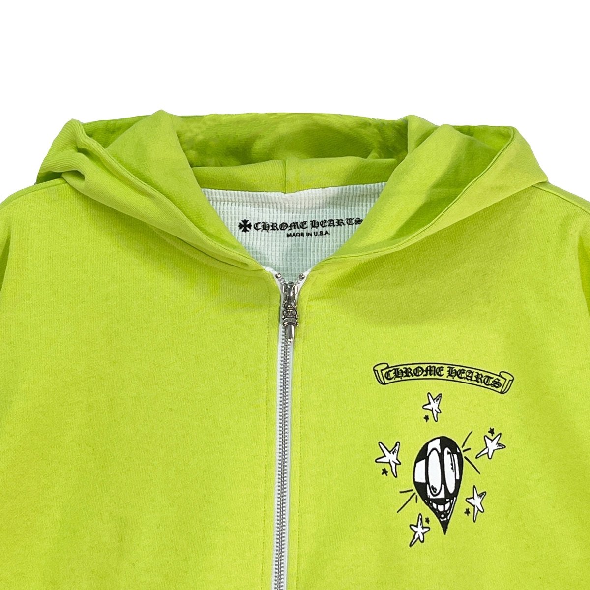 Chrome Hearts Matty Boy Green Zip Up Hoodie - SHENGLI ROAD MARKET