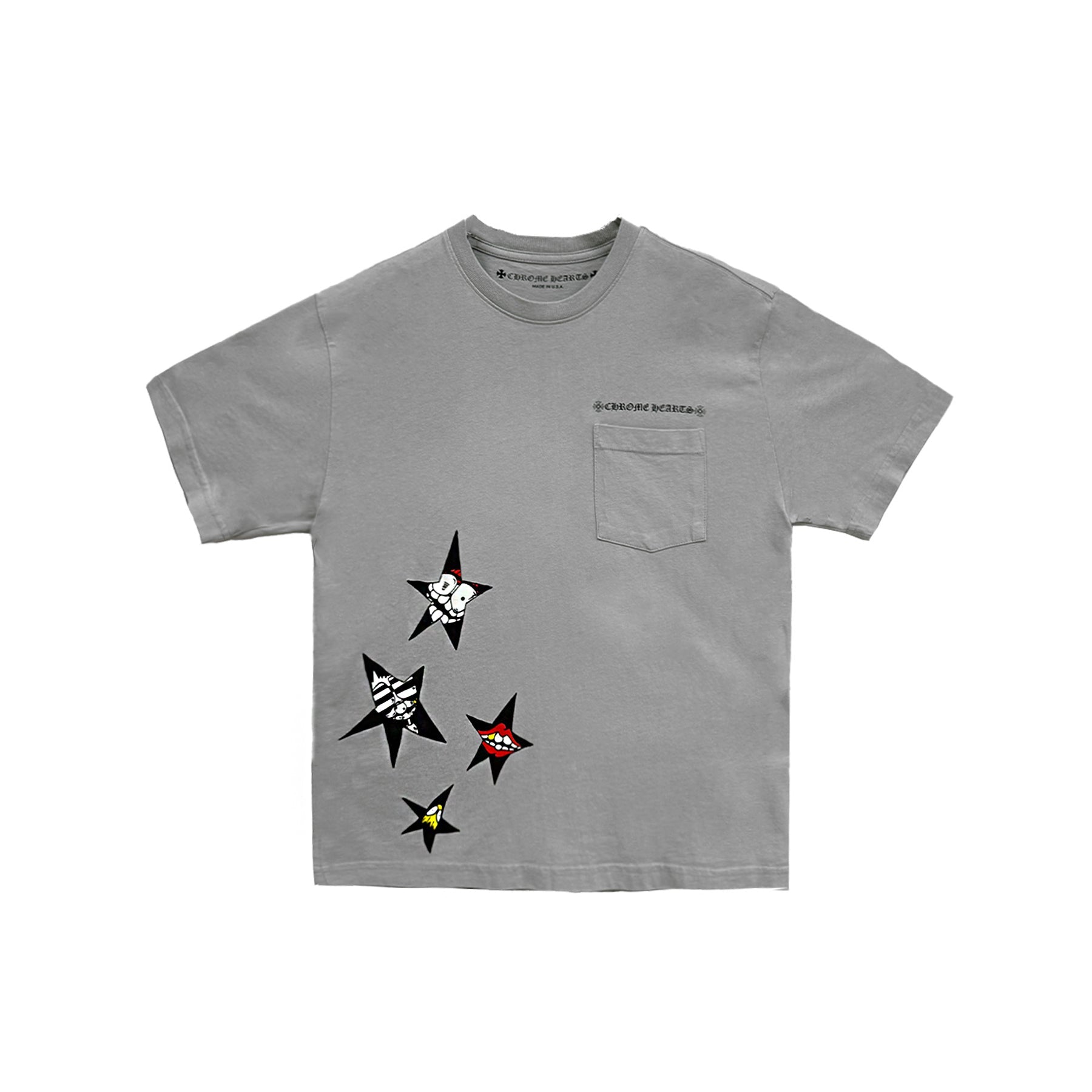 Chrome Hearts Matty Boy Grey Suggest Short Sleeve Tee - SRM