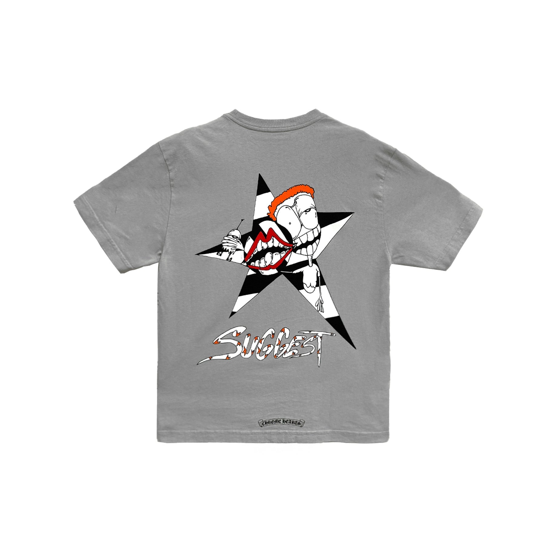 Chrome Hearts Matty Boy Grey Suggest Short Sleeve Tee - SRM