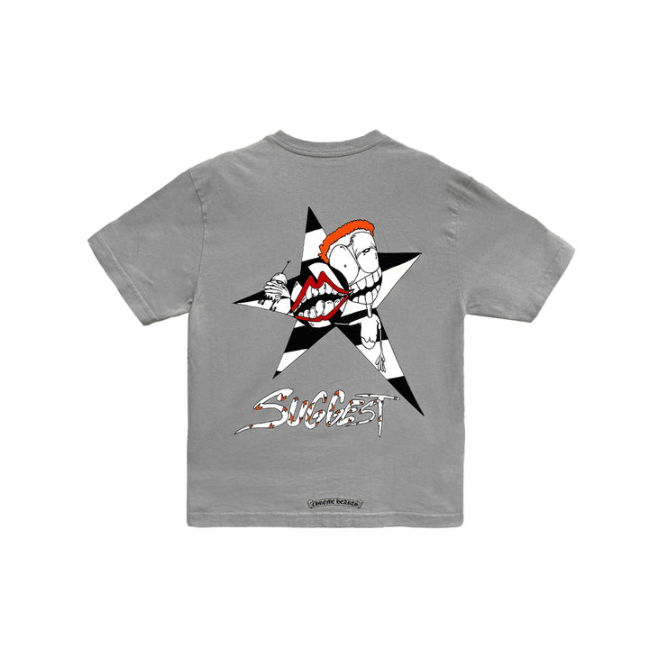 Chrome Hearts Matty Boy Grey Suggest Short Sleeve Tee - SHENGLI ROAD MARKET