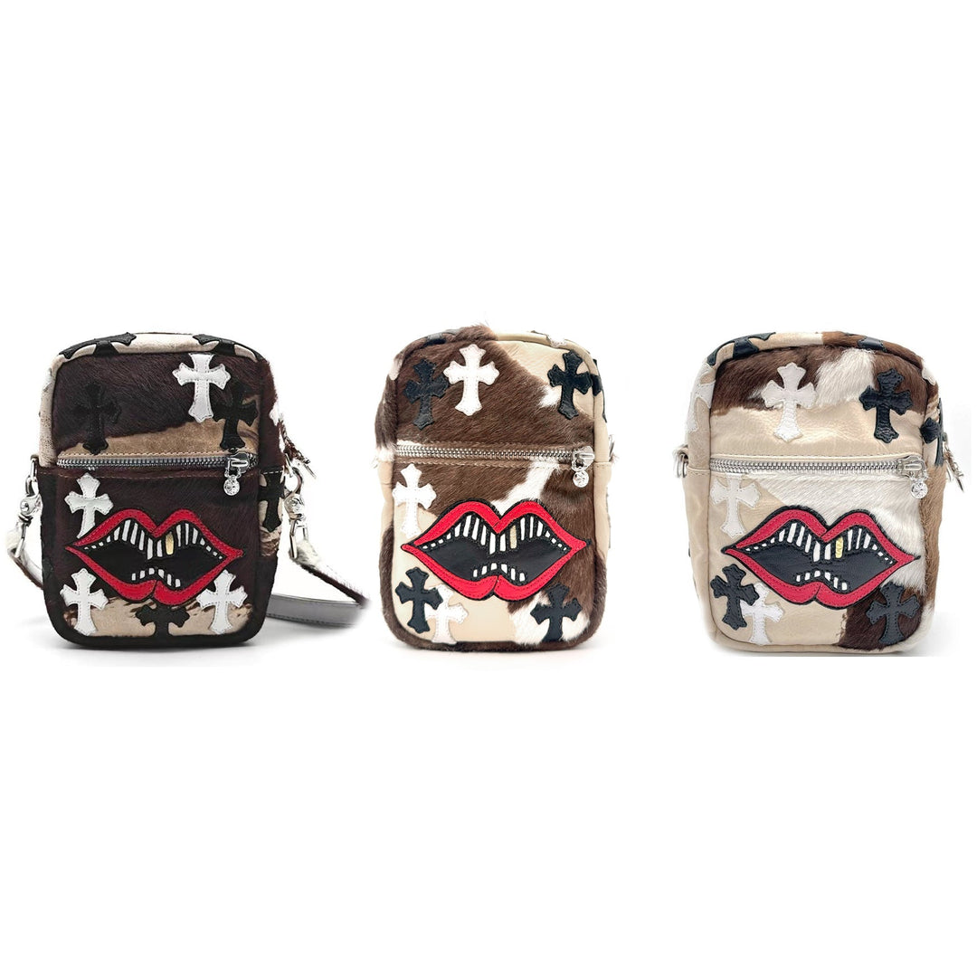 Chrome Hearts Matty Boy Horsehair Patch Taka Crossbody Bag - SHENGLI ROAD MARKET