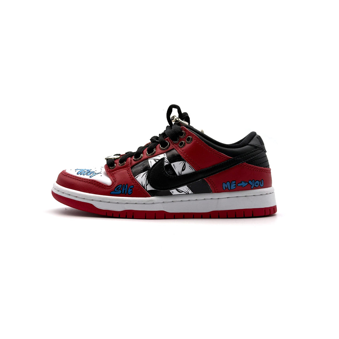 Chrome Hearts Matty Boy Nike Dunk Low Custom Graffiti Sneakers - SHENGLI ROAD MARKET