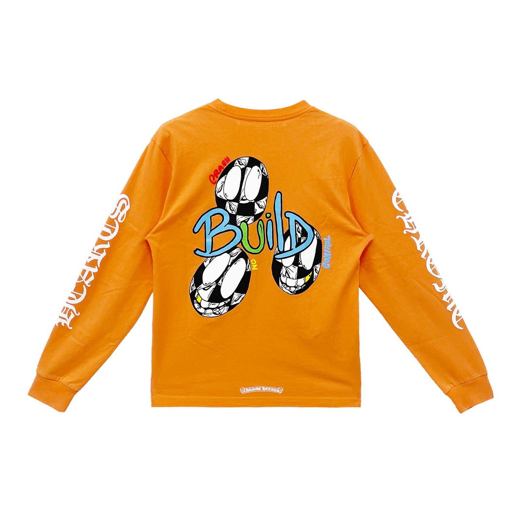 Chrome Hearts Matty Boy Orange Long Sleeve T-Shirt Tee - SHENGLI ROAD MARKET