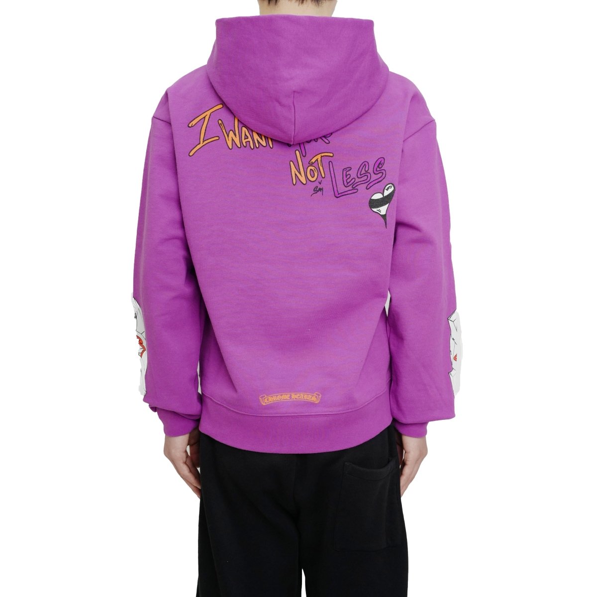 【CHROME HEARTS】Purple Glitter Hoodie Chrome Hearts Purple Glitter Hoodie White | eBay