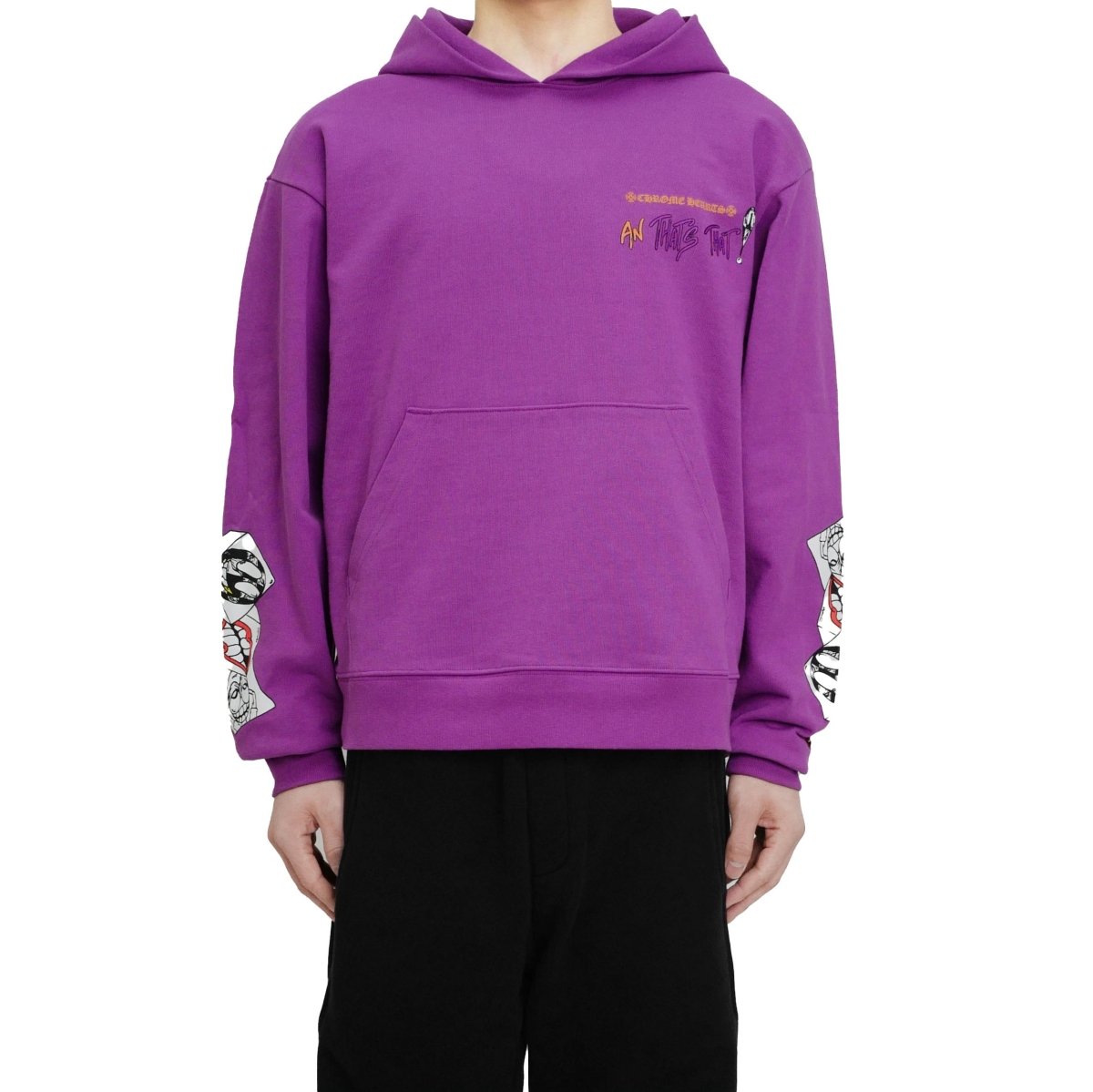 コラボ◆Chrome Hearts x Matty Boy Web パーカー Hoodie Purple Chrome-Hearts-Matty-Boy-Spider