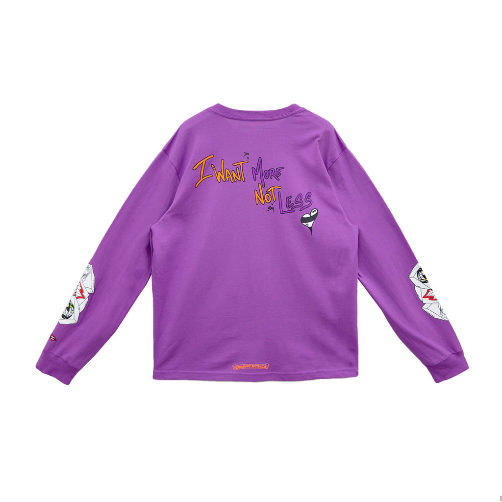 Chrome Hearts Matty Boy PURRELLE Graffiti Long Sleeves Tee - SRM