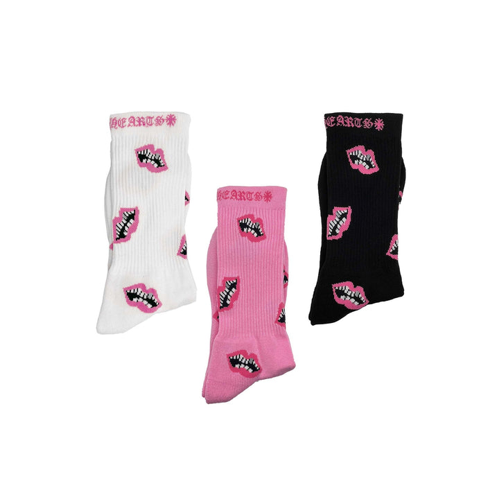 Chrome Hearts Matty Boy Red Lip Socks - SHENGLI ROAD MARKET