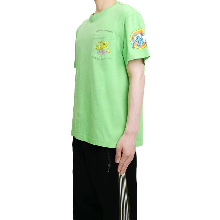 Chrome Hearts Matty Boy Sex Record Green T-shirt - SHENGLI ROAD MARKET