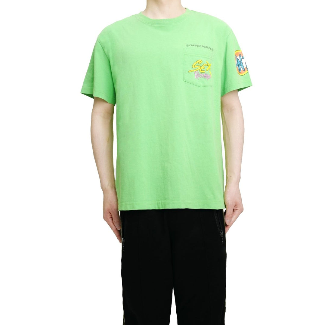 Chrome Hearts Matty Boy Sex Record Green T-shirt - SHENGLI ROAD MARKET