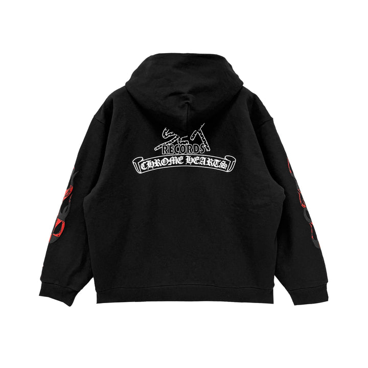 Chrome Hearts Matty Boy Sex Record Thermal Zip Up Hoodie - SHENGLI ROAD MARKET