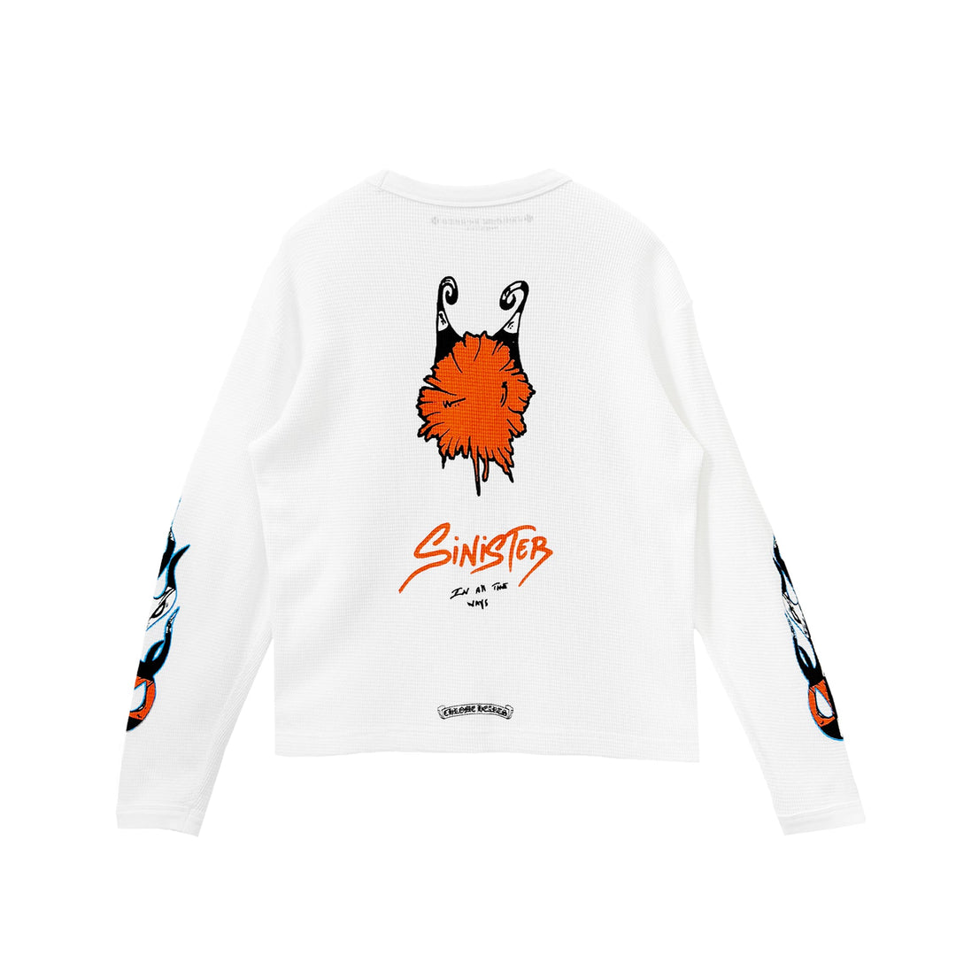 Chrome Hearts Matty Boy Sinister Waffle Thermal Long Sleeve T-shirt Tee - SHENGLI ROAD MARKET