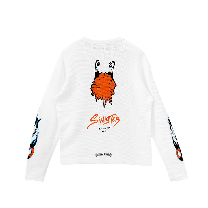 Chrome Hearts Matty Boy Sinister Waffle Thermal Long Sleeve T-shirt Tee - SHENGLI ROAD MARKET