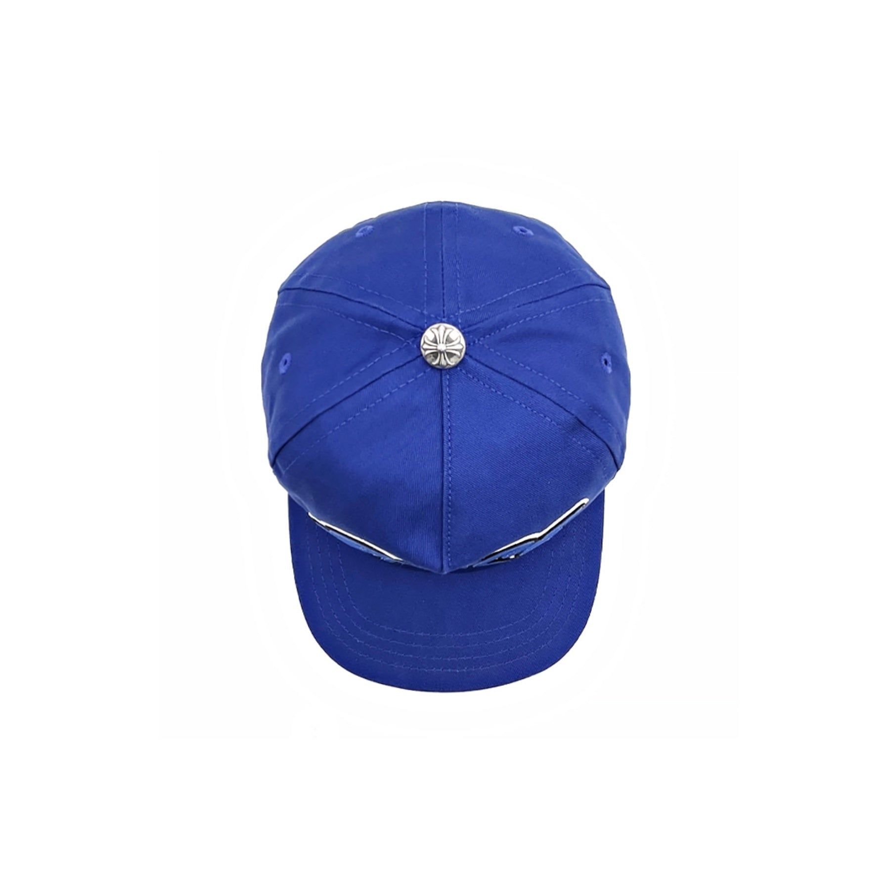 Chrome Hearts Matty Boy Space Leather Patch Blue Cap - SRM