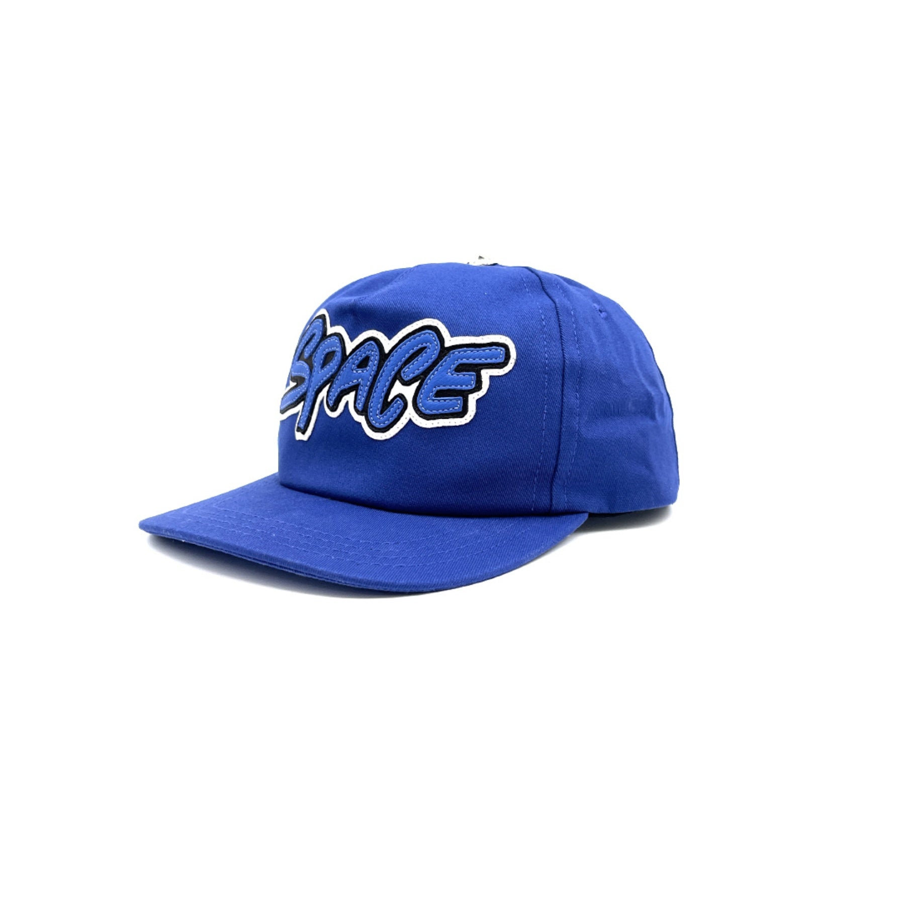 Chrome Hearts Matty Boy Space Leather Patch Blue Cap - SRM