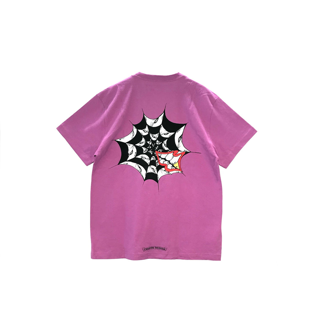 Chrome Hearts Matty Boy Spider Web Short Sleeve T-shirt Tee - SHENGLI ROAD MARKET