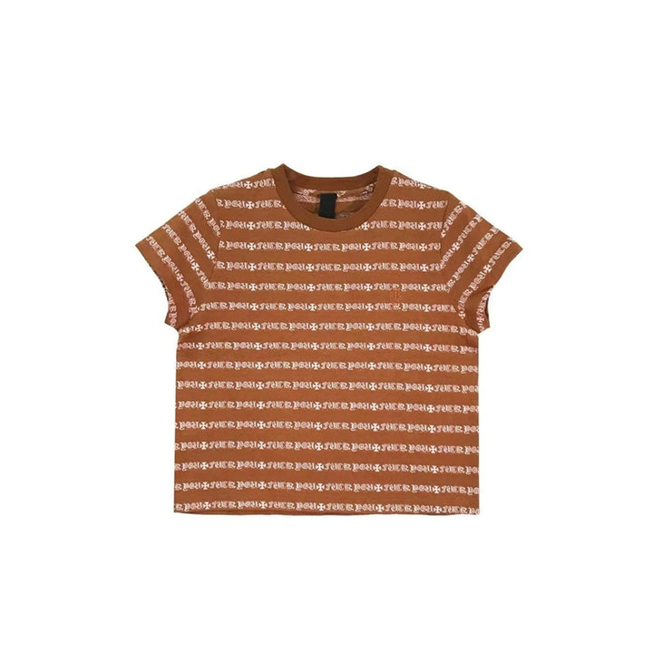Chrome Hearts Matty Boy Stripe Women's Short Sleeve Tee - SHENGLI ROAD MARKET