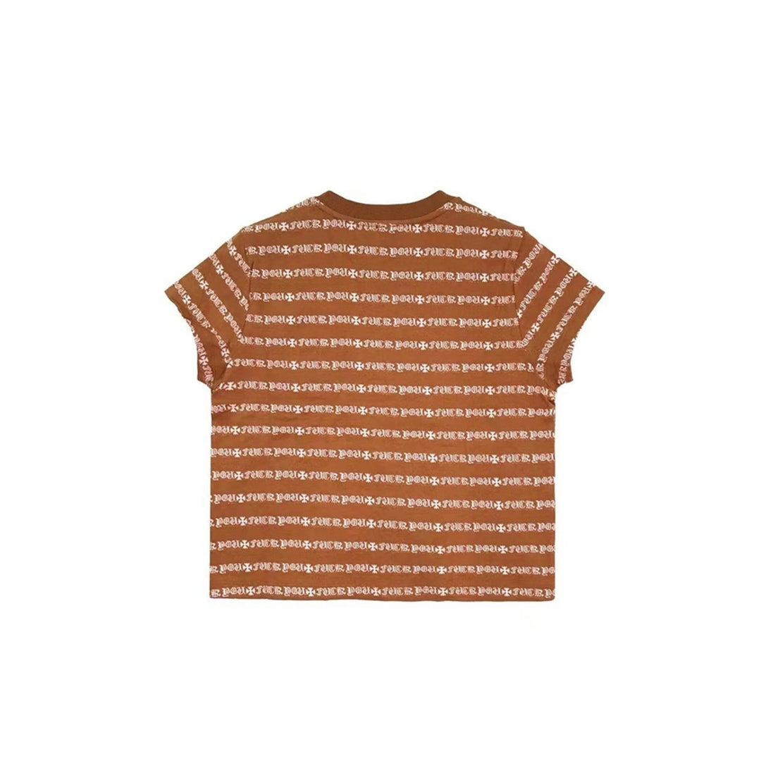 Chrome Hearts Matty Boy Stripe Women's Short Sleeve Tee - SHENGLI ROAD MARKET