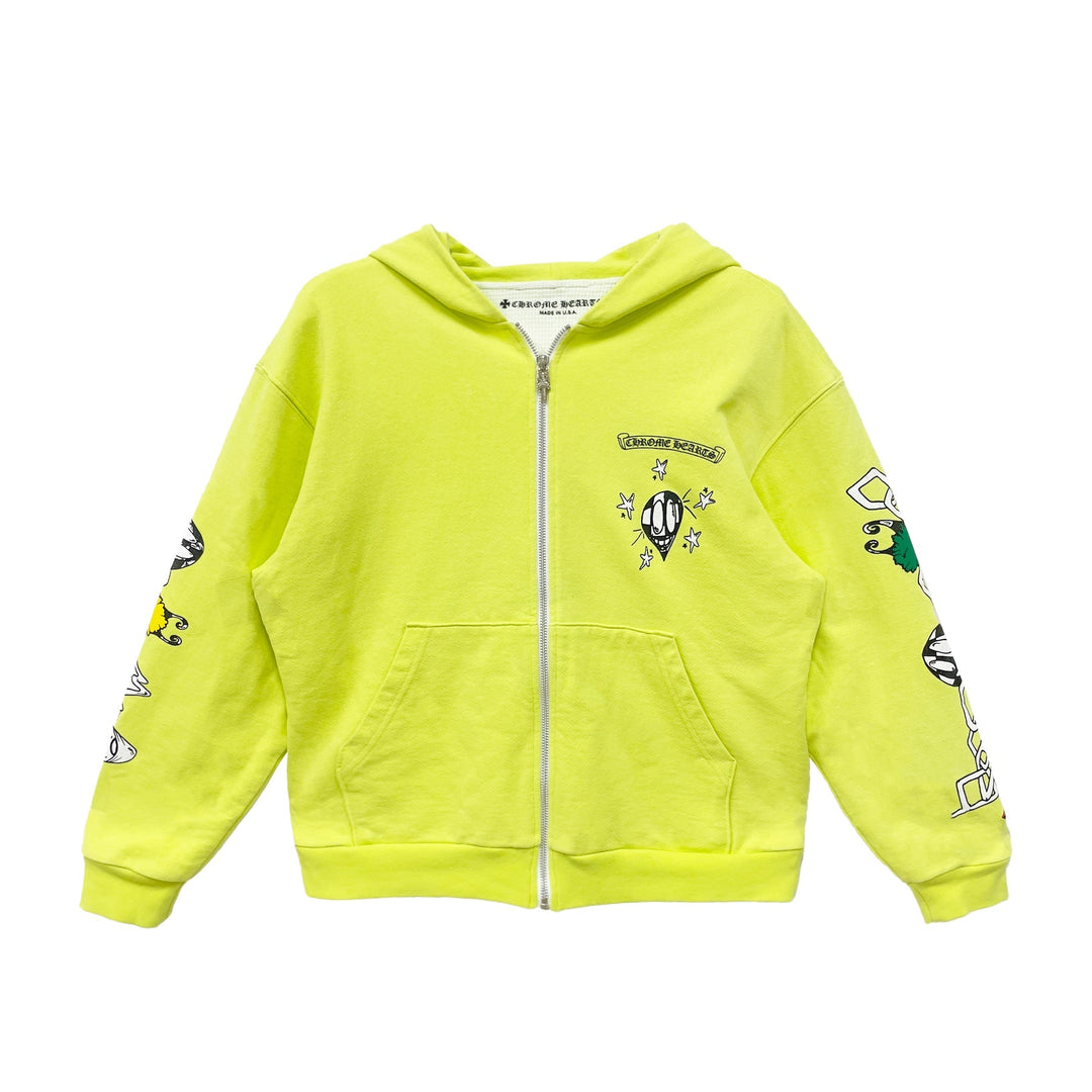 Chrome Hearts Matty Boy Thermal Zip Up Hoodie - SHENGLI ROAD MARKET