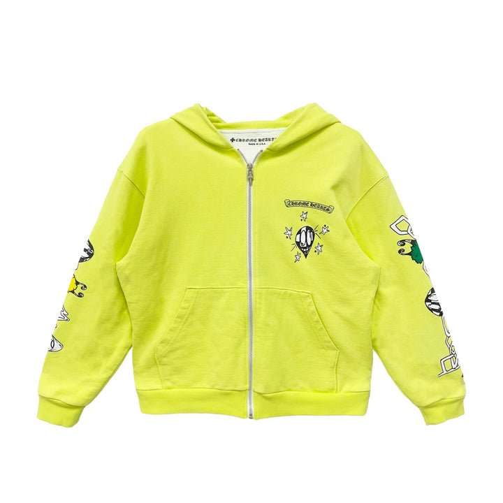 Chrome Hearts Matty Boy Thermal Zip Up Hoodie - SHENGLI ROAD MARKET