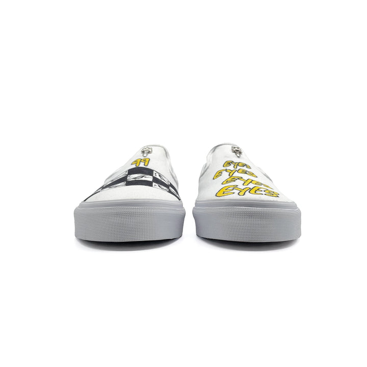 Chrome Hearts Matty Boy Vans Slip On Sneakers - SHENGLI ROAD MARKET