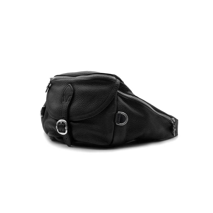Chrome Hearts Medium Leather Snat Waist Bag - SHENGLI ROAD MARKET