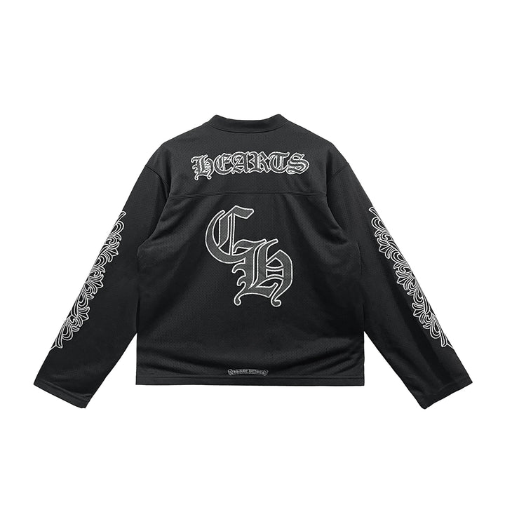 Chrome Hearts Mesh Ice Hockey Black Long Sleeve Tee - SHENGLI ROAD MARKET