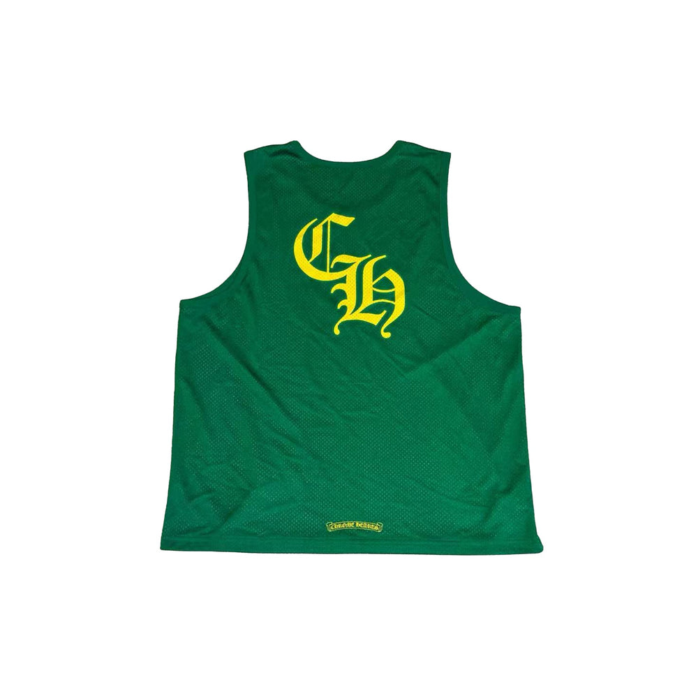 Chrome Hearts Mesh Reversible Jersey Green Tank Top - SHENGLI ROAD MARKET