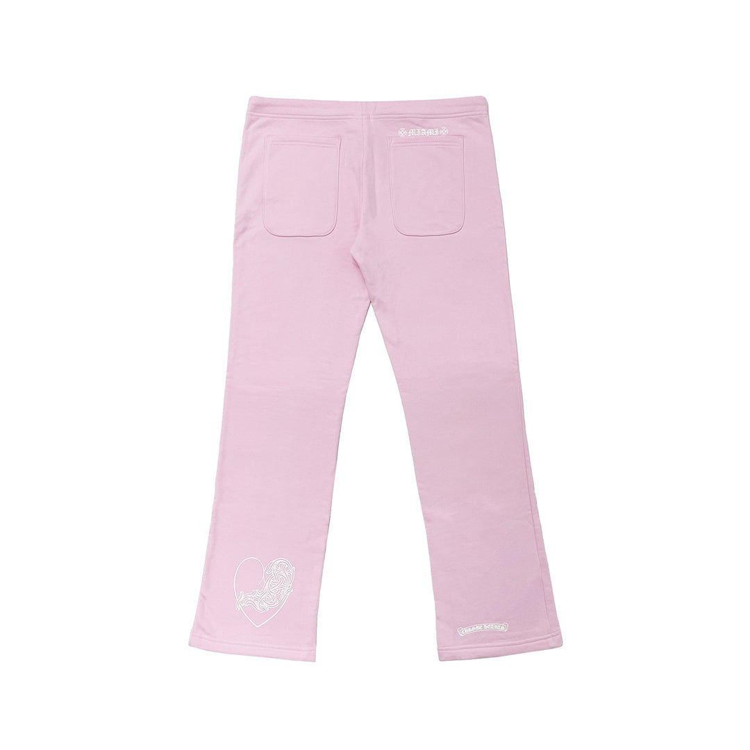 Chrome Hearts Miami Art Basel Exclusive Vine Heart Horseshoe Sweatpants - SHENGLI ROAD MARKET